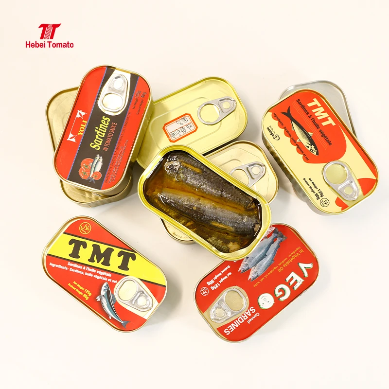 Chinese Factory Canned Sardines in Vegetable Oil