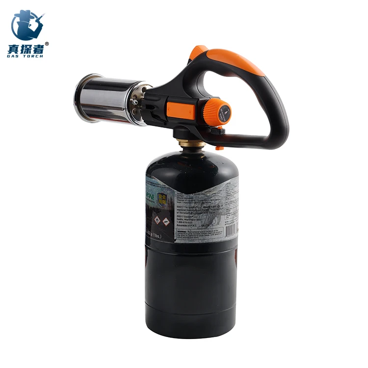 GF-8011 piezo ignition soldering butane burner gas torch lighter refillable for outdoor