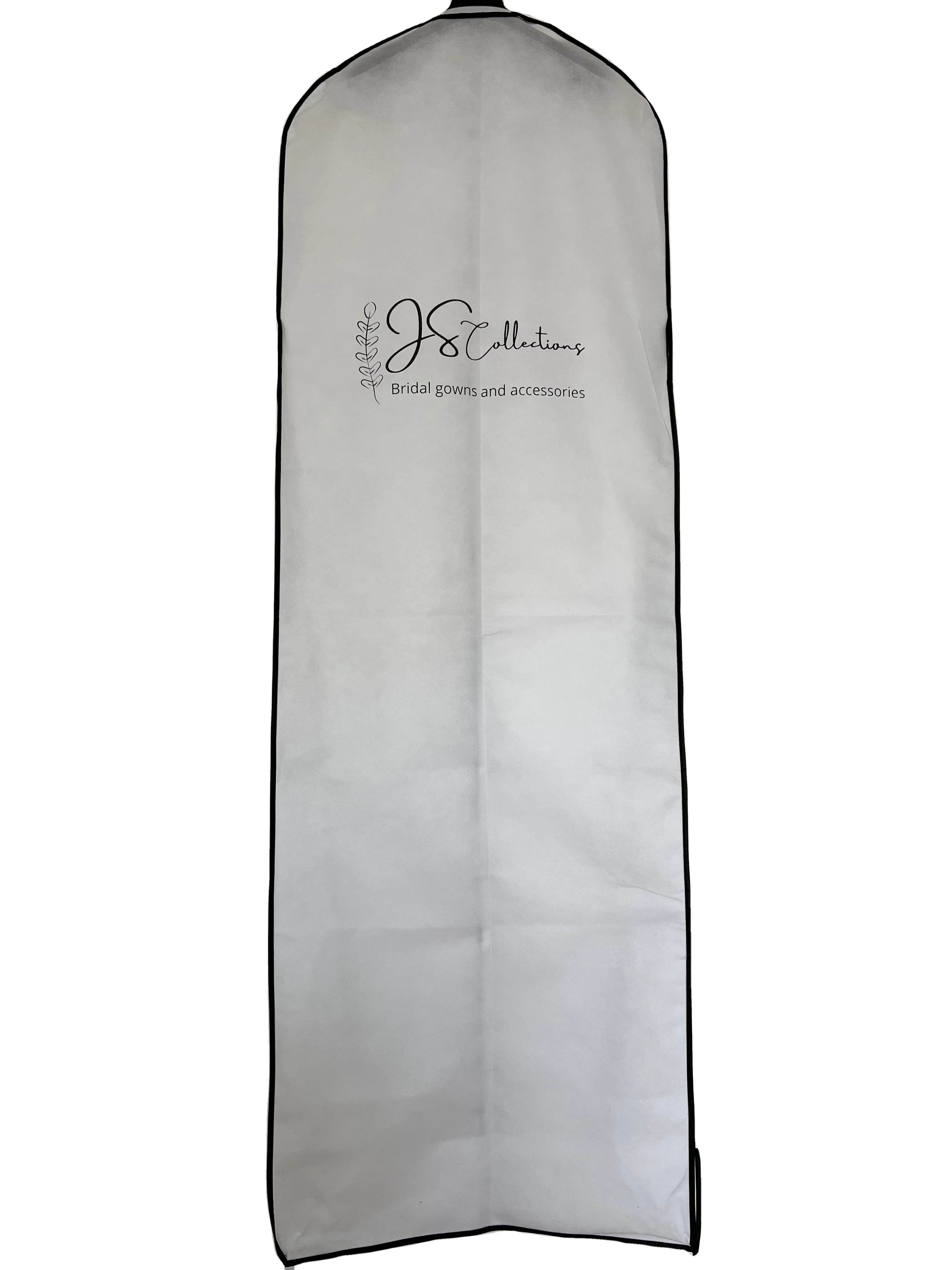 72inch white nonwoven garment bag foldable dress cover bag 72' custom printed wedding dress bag cover