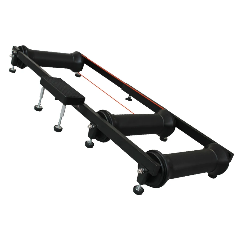 Blue and red bike roller training indoor bicycle exercise bike trainer rollers stand rack bicycle trainer roller for bike