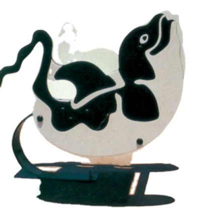 Modern Rocking Black and white whale Children Riding Toy Horse Plastic Fashion Rocking Kids Baby Funny Toy