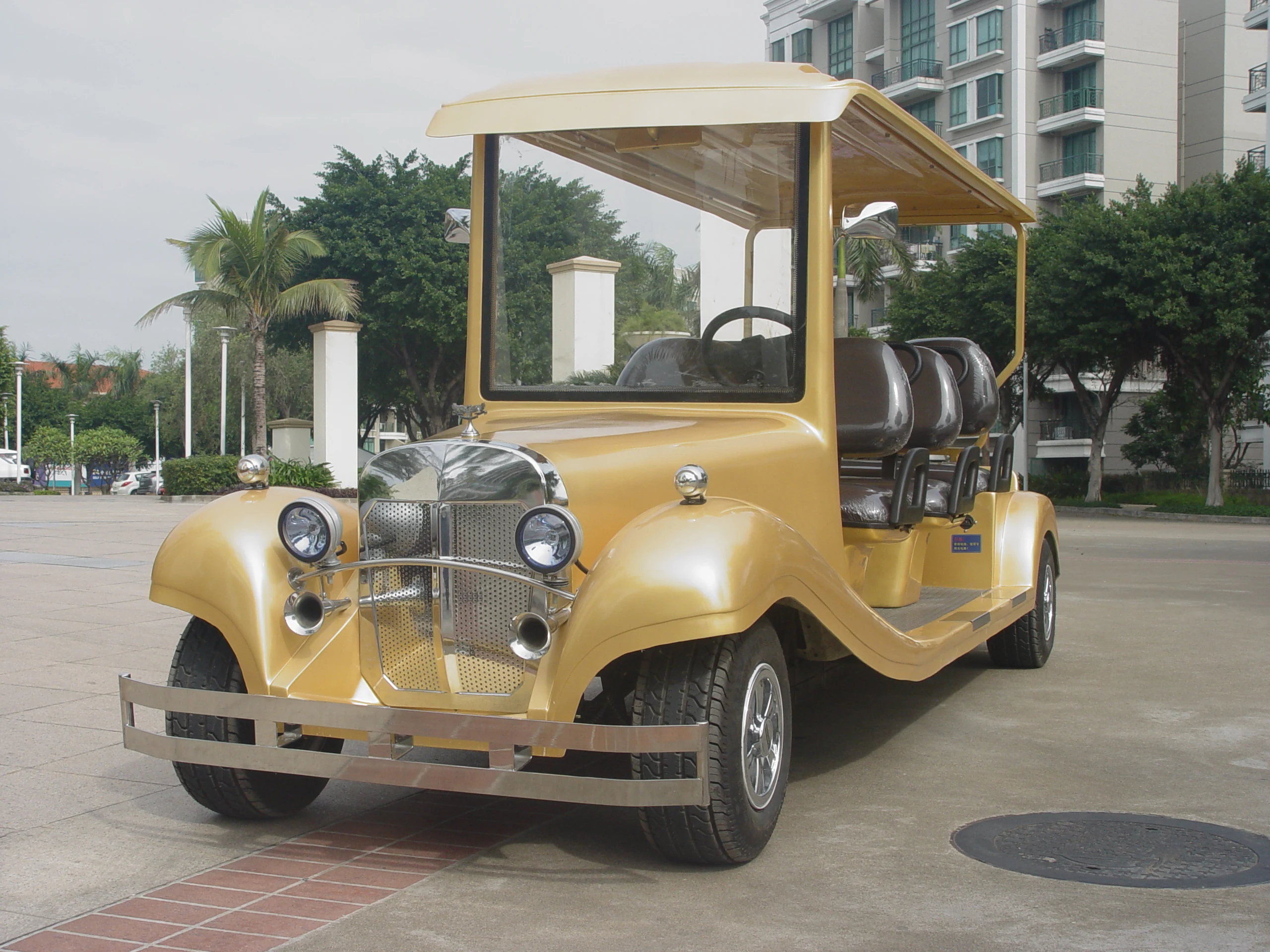 Personal luxury 6 passengers electric classic car retro electric car for sale