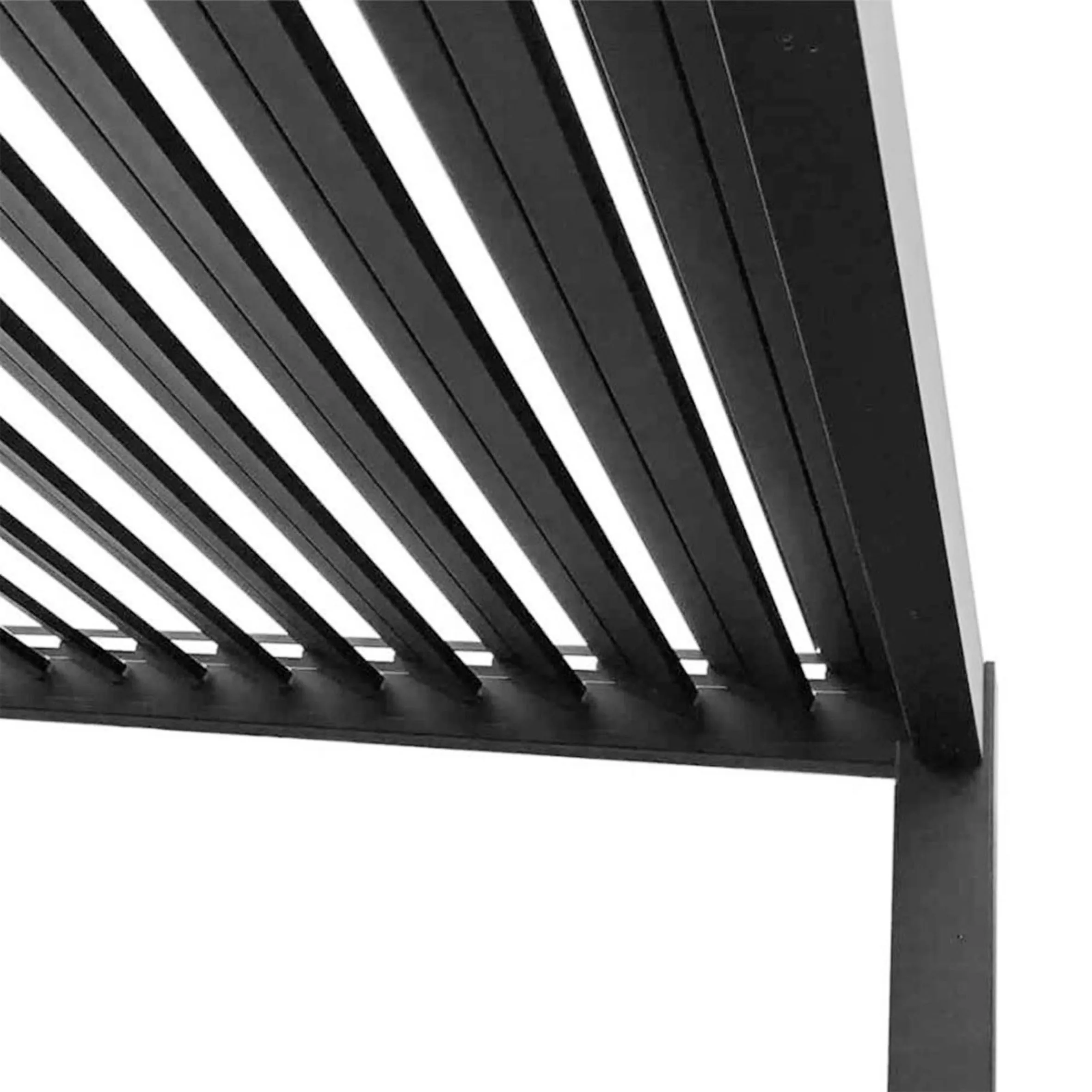3x3 3x4 4x4 6x4m Factory Wholesale Modern,Outdoor Garden Aluminium Louvered Pergola With Motorized Screen/