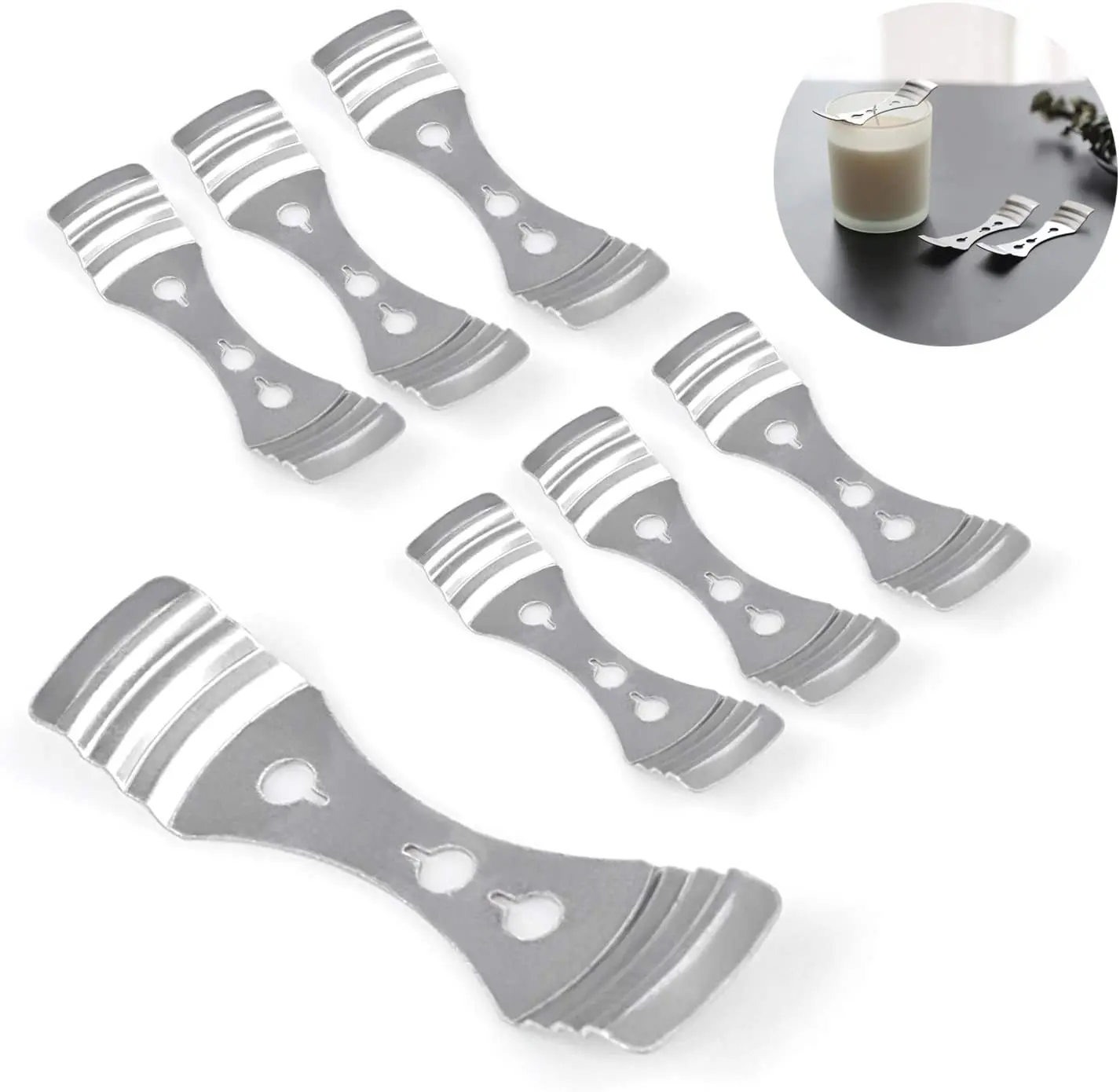Wholesale Metal Candle Wick Holders Hot Sell Candle Making DIY Kit Candle Wick Centering Device Tool wick clip