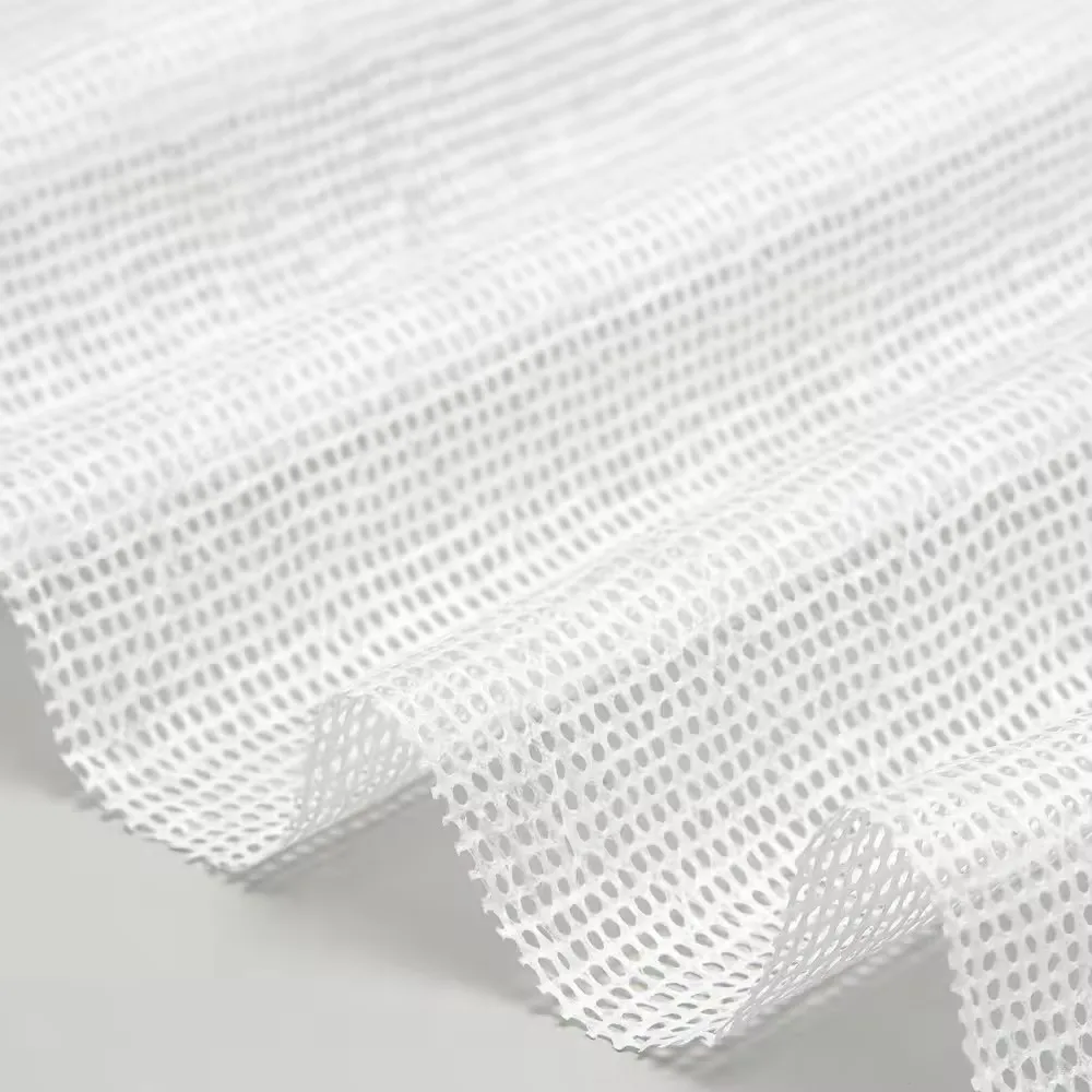 Winner Custom OEKO-TEX Biodegradable Plain Mesh Pearl Patterns Spunlace Nonwoven Fabric for Hygiene Products