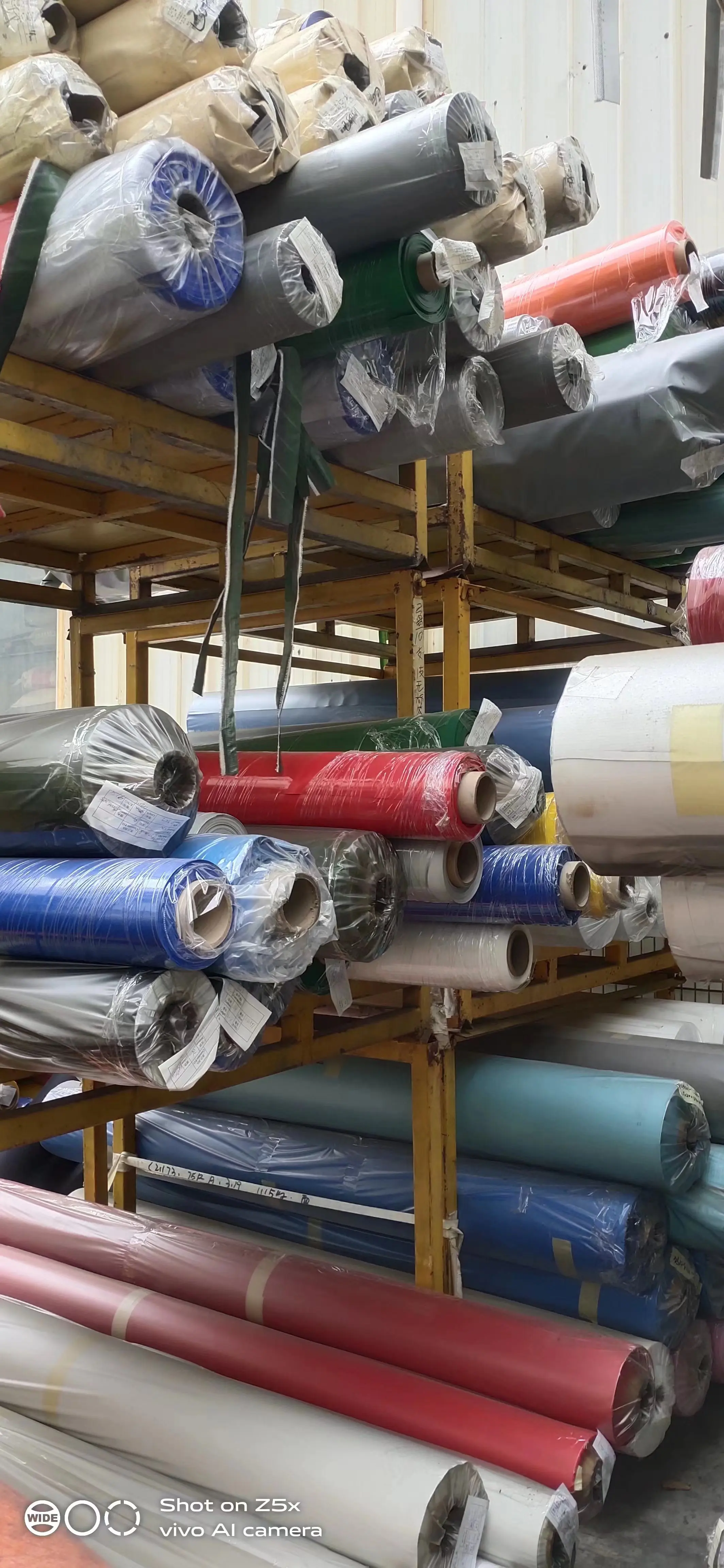 100% Polyester Tarpaulin Fabric Coated Mesh Cover Woven Plain Craft Paper PVC China Other Fabric  stocklots