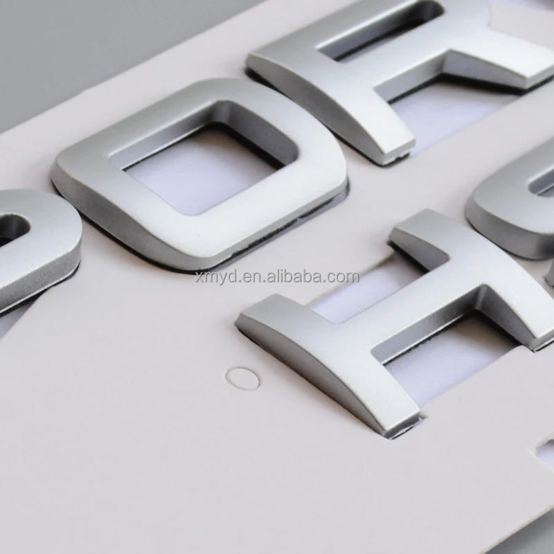 ABS Chromed Car Label Manufacturer in China