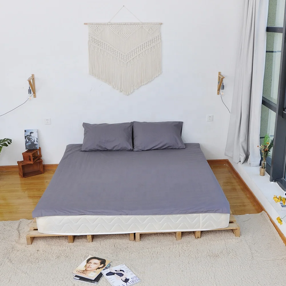 earthing bed sheet 95% organic cotton and 5% pure silver fiber, with a grounding strip and grounding wire, bed grounding kit