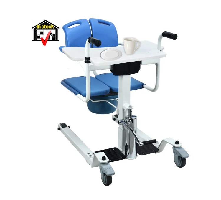Real price Manual Wheelchair Lift Transfer Chair move Patient Lift And Transfer Chair For Eldery