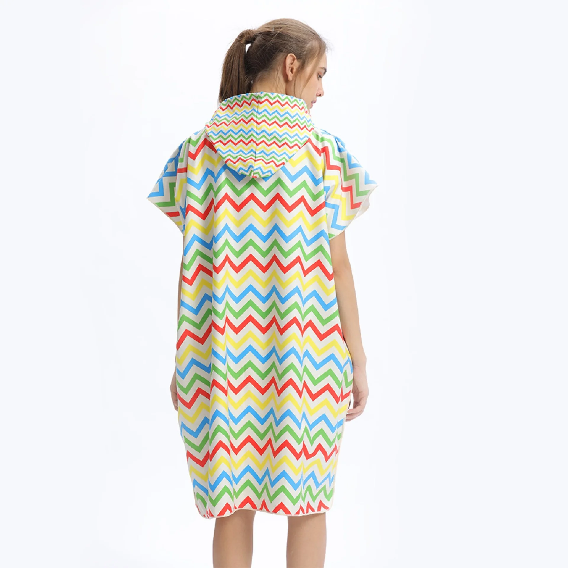 Manufacturers Straight Hair Hooded Cloak Bath Towel Beach Bath Bathrobe Microfiber Nylon Quick Dry Cloak For Children