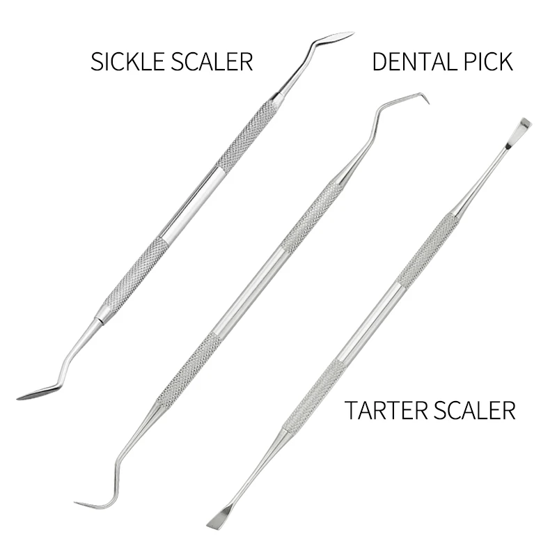 
Stainless Steel 5 Pcs Dental Lab Oral Kit Wax Carving Tools Set 