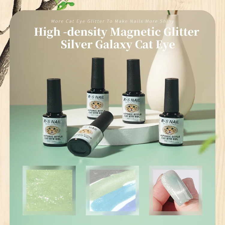 RS Nail UV Gel Polish Nail Varnish High Quality Japonic Style Cat Eye Gel