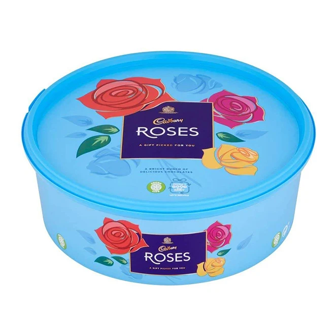 Candy Sweets Wholesale Bulk Gift Milk Food Imported Hazel Whirl Golden Barrel 650g Roses Chocolate Tub