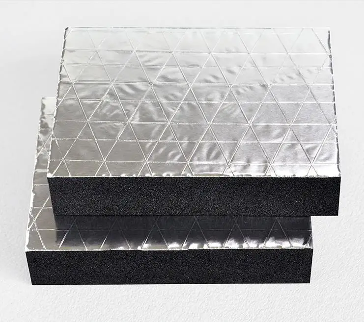 Bellsafe Elastomeric Rubber Insulation Roll Rubber Foam Insulation Board with Aluminum Foil