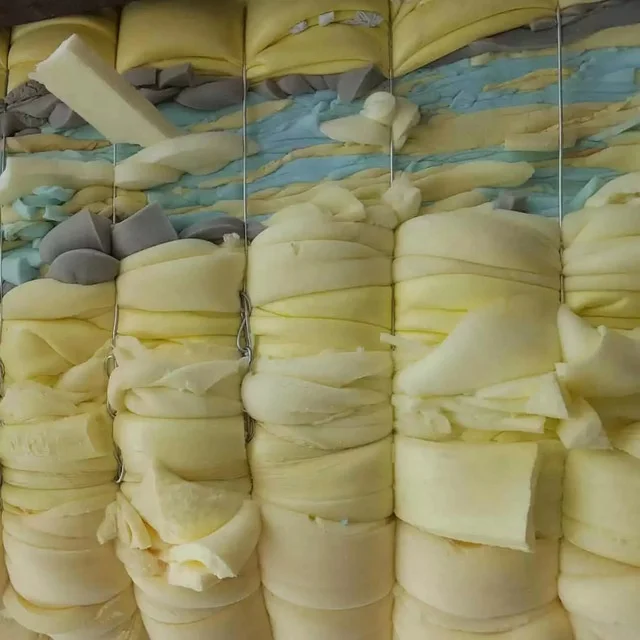 Fresh Dry Clean A Grade foam scrap PU scrap sponge rebond foam scrap in bales for furniture bedding sofa