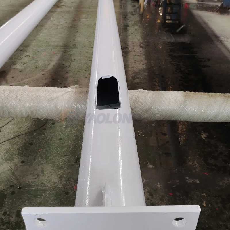 6M 8M 10M 12M Aluminum Alloy/Stainless steel/Galvanized Steel Outdoor Lamp Post Tapered Street Light Pole Road Lamp Pole