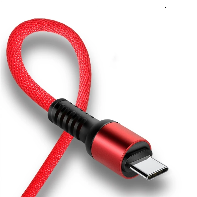 Кабель с разъемом USB Type-C для быстрой зарядки USB-C Быстрая зарядка мобильных телефонов на Android кабель передачи данных
