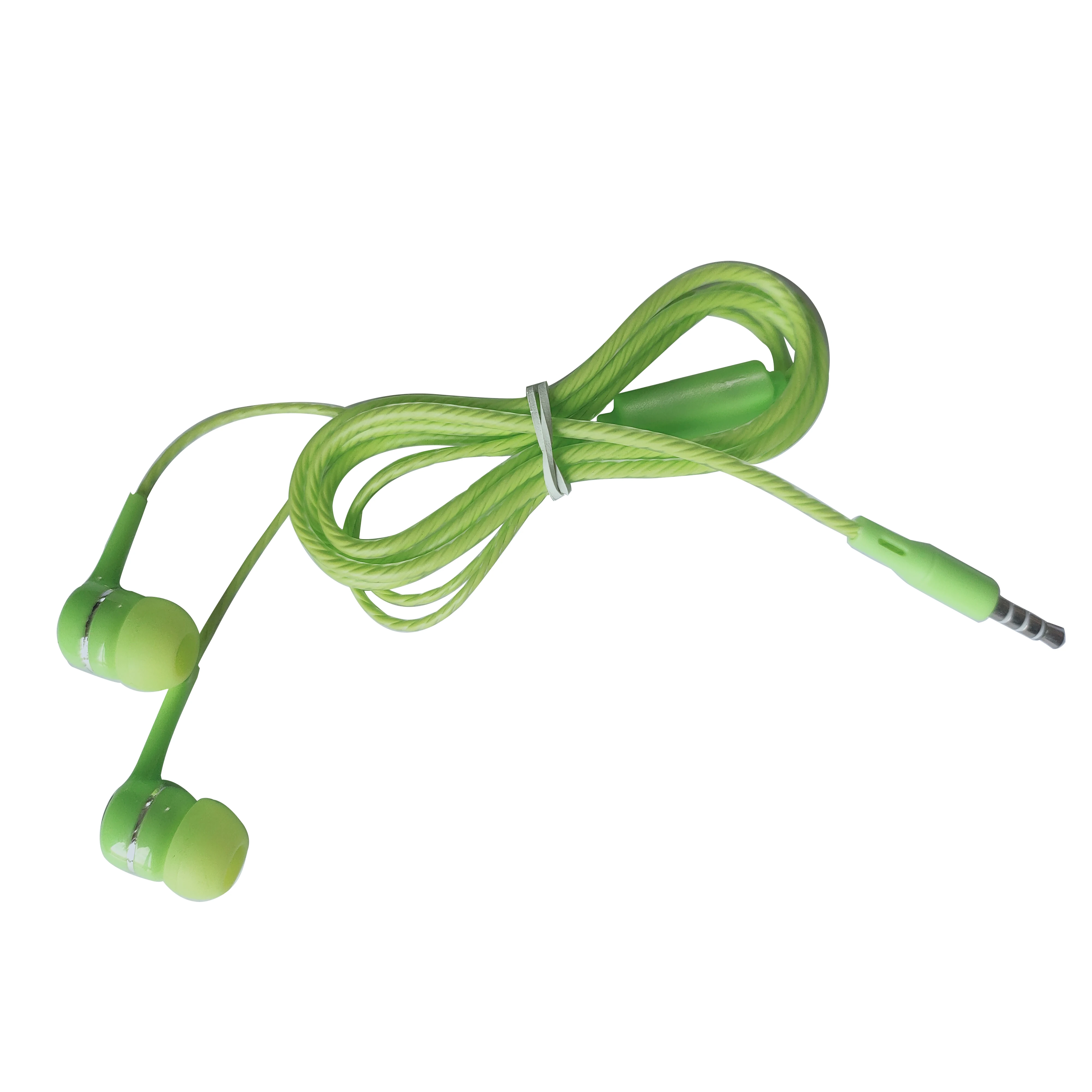 New In-ear Wired Headphone OEM Headset With Mic 3.5mm  Dual Drive Stereo Earphone Wired