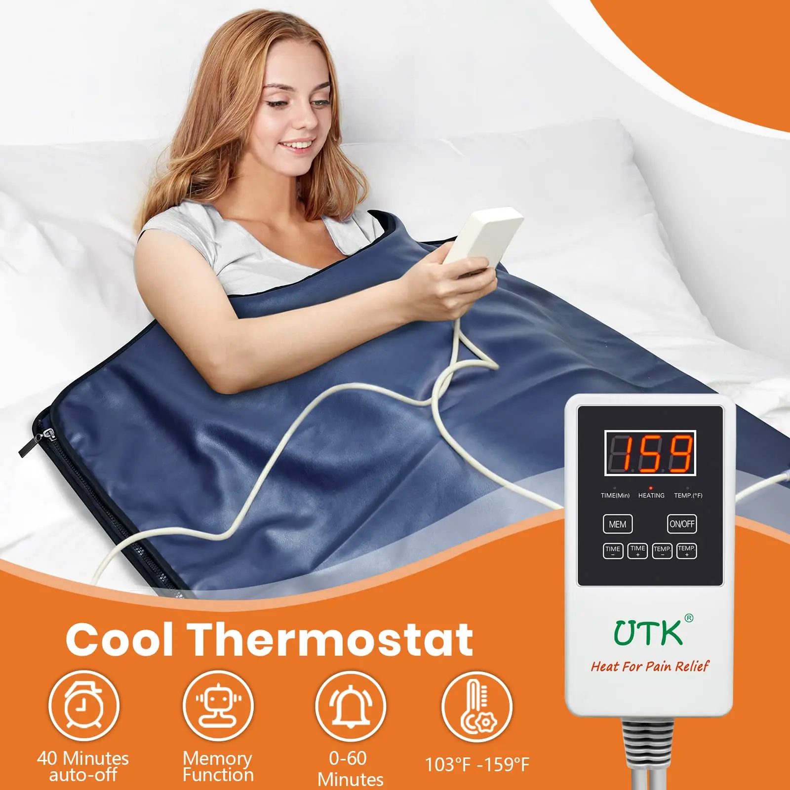 Best quality Full body Sauna Blanket Far Infrared Sauna Blanket with Natural Jade Stones for home Relaxation and Weight Loss