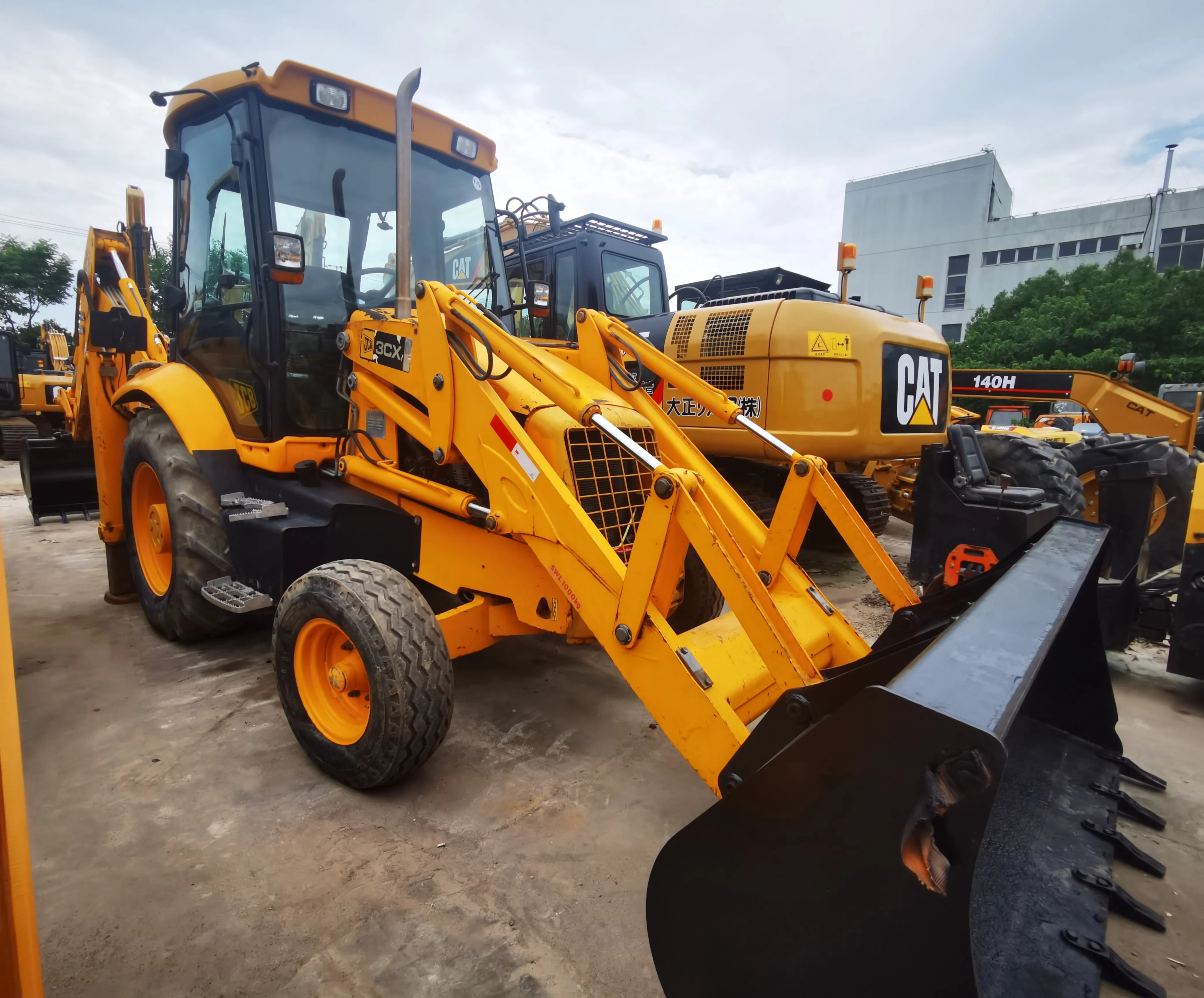 Real price!2023 Used JCB 3CX Backhoe Loader 68.5KW JCB Engine Farm use high working efficient excavator loader in sock for sale