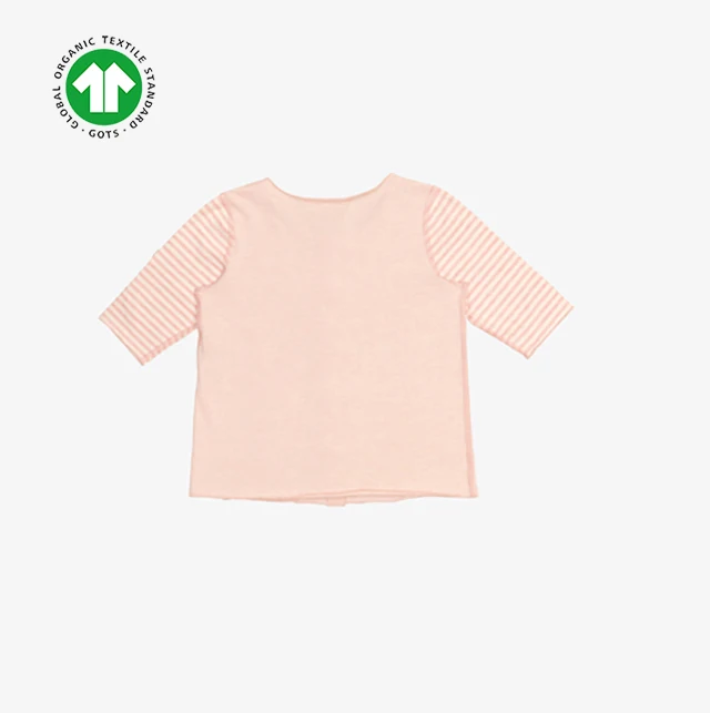 
Spring mid-sleeve baby clothes organic cotton thin cardigans Knitted school blouse sueter tejido nia 