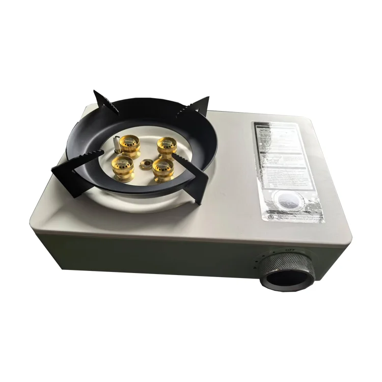 Portable Outdoor Camping Cookware Mini Stove for Picnic Gas Fuel Manual Application