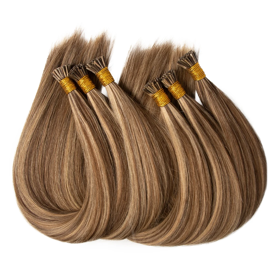 Customized Shades I tip Hair Highlights Blonde Hair Extensions Human Hair I Tip