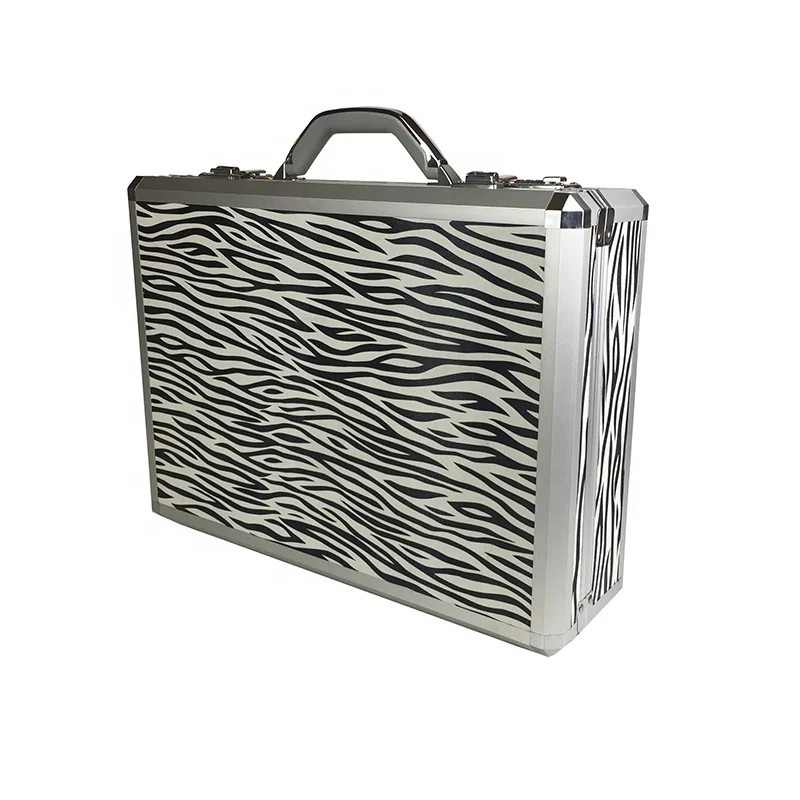 
Aluminum Carry Case With Compartment Custom Business Unisex Hard Shell Briefcase 