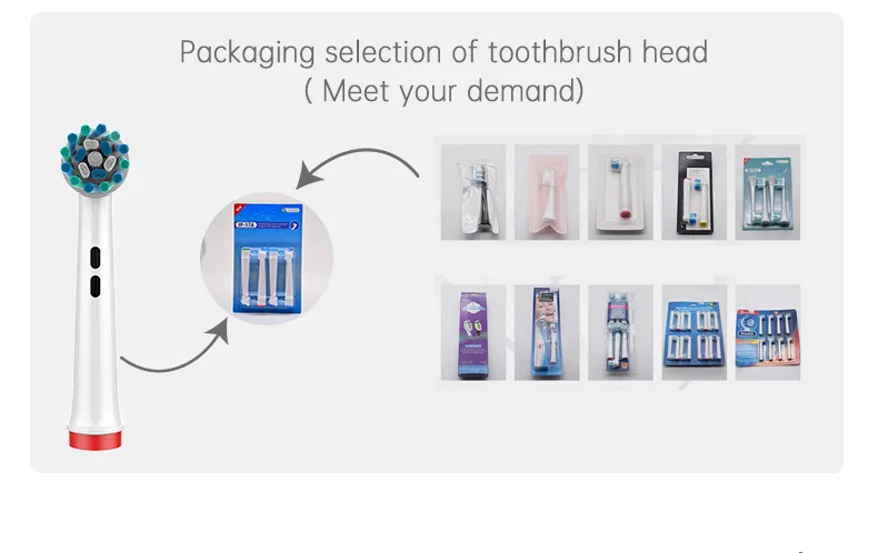 Or-Care Factory Directly Compatible B Bamboo Charcoal Toothbrush Heads
