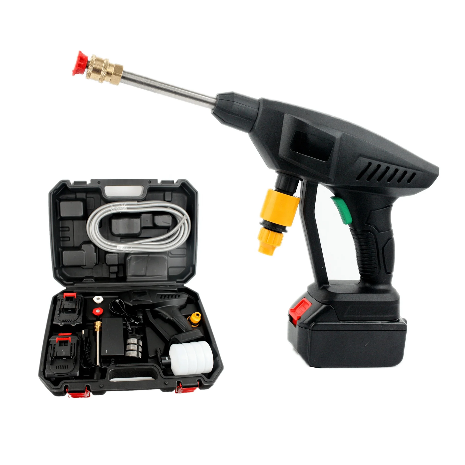  Factory cleaning car bicycle courtyard high power water gun wireless portable lithium battery washing