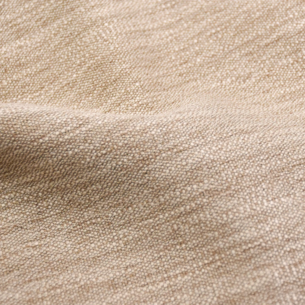 wholesale cheap 100% Polyester Coated Backing Linen type fabric Sofa Home Textile curtain Fabric for upholstery