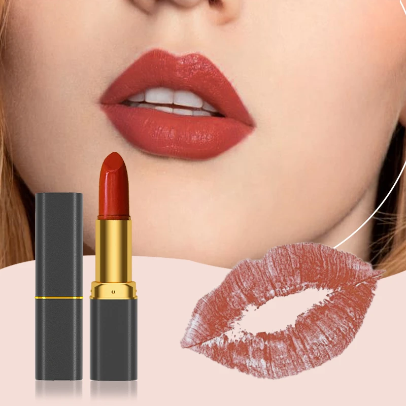 Cosmetics makeup silky smooth lipstick high pigment velvet matte lipstick