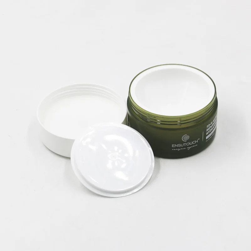 50g Hydrating Gel Jar With Magnet spoon PP cosmetic Container plastic Jars 50ml For face cream With Screw Top Lid