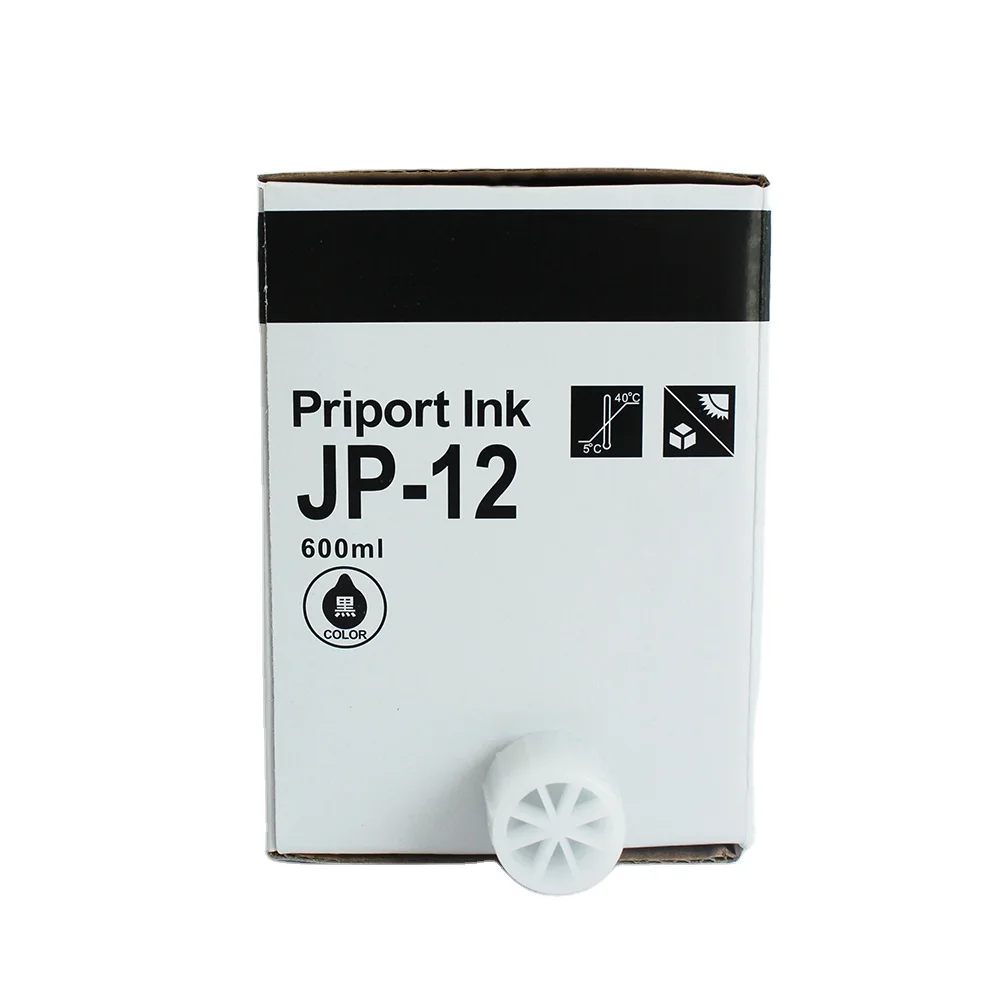 Comstar JP 12 Priport чернила для Ricoh 1210 1230 1235 DX3240 1250 1255 цифровой дубликатор 817113 500 мл черный
