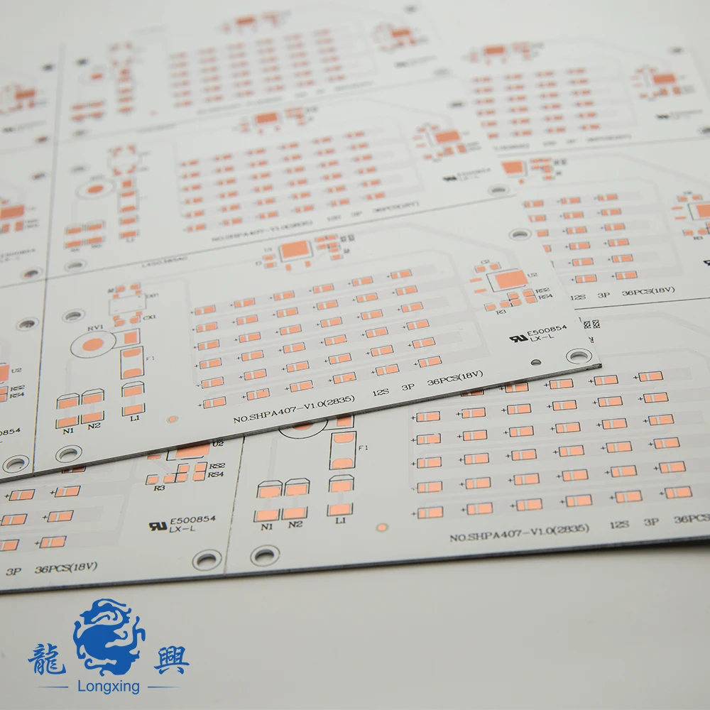 LED light available FR4 copper clad laminate pcb
