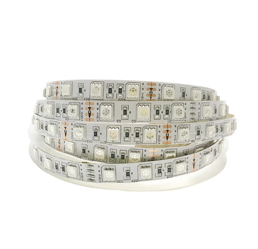 Высокое качество хорошая цена 300 светодиодов 12 В постоянного тока 24 неводонепроницаемая Светодиодная лента 5050