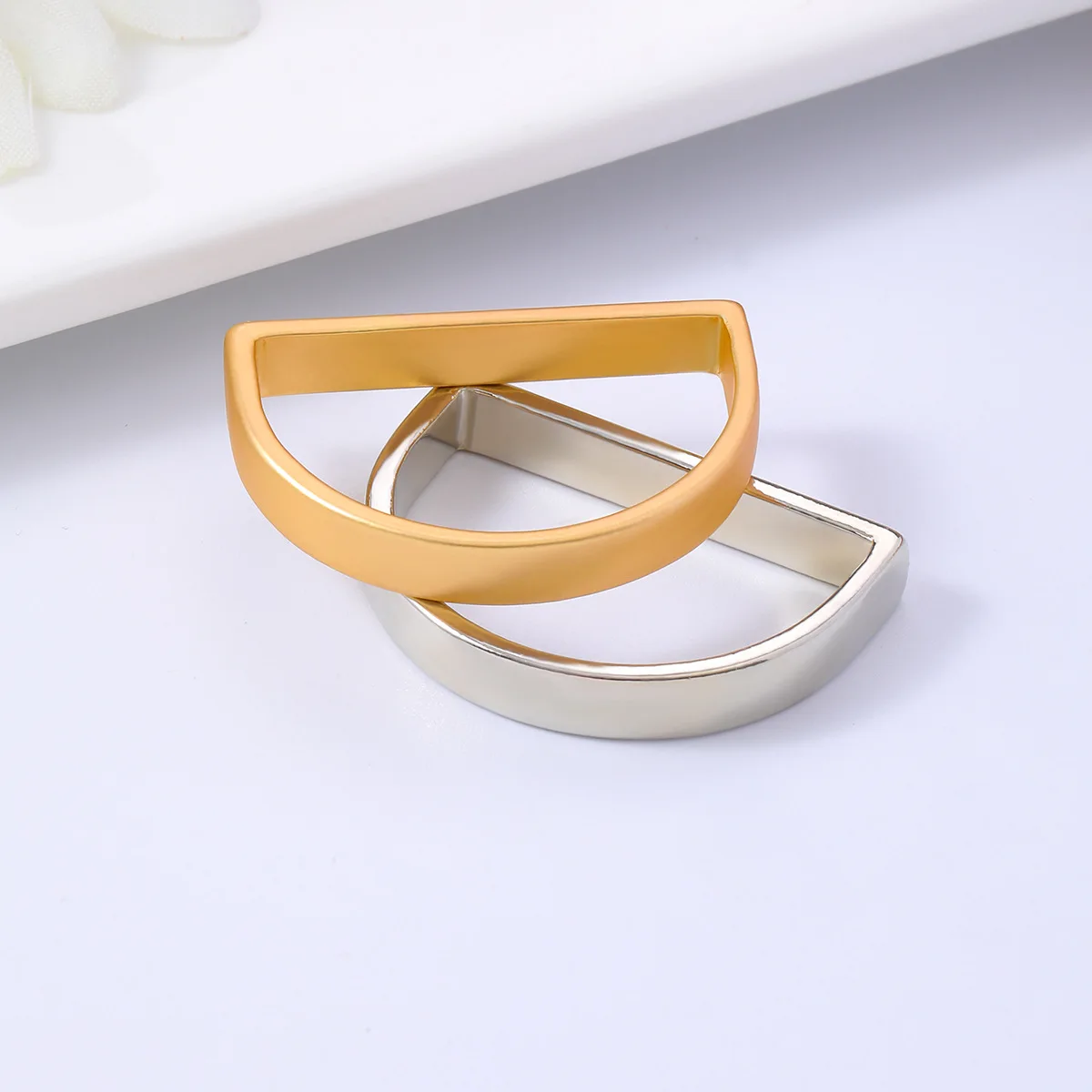 wholesale party metal table napkin rings luxury rings for napkin table decoration gold napkin rings
