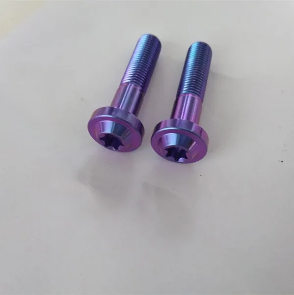 TC4 Saucer Head Bolt Purple M10*45