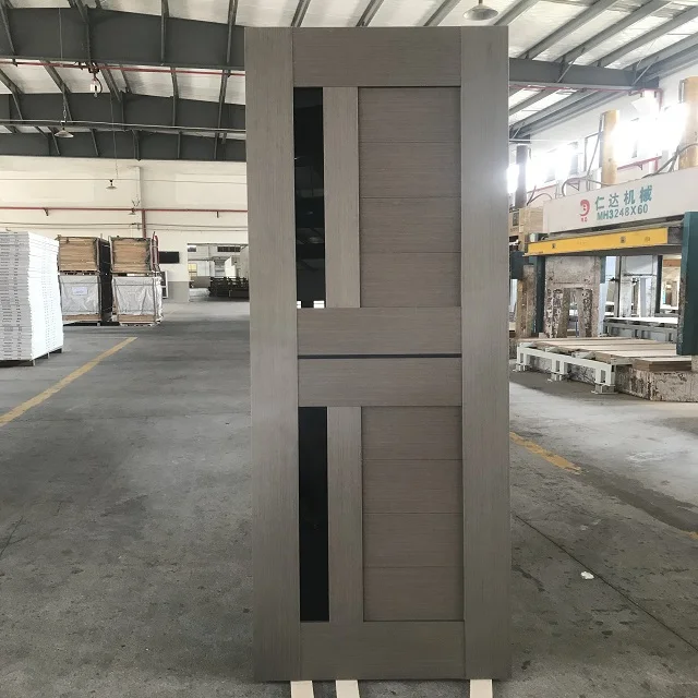 Customization European design interior doors fashion single door indoor wood solid door for room