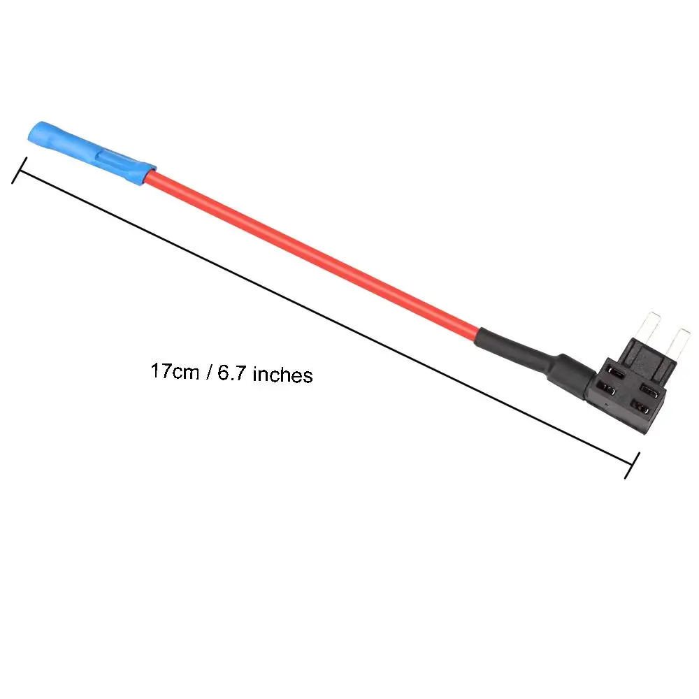 12AWG blade inline electrical automobile middle fuse holder with waterproof cover wiring