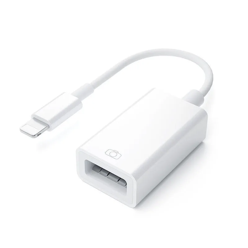 Адаптер с подсветкой для USB-камеры кабель OTG iPhone и iPad кардридер USB-накопитель мышь клавиатура