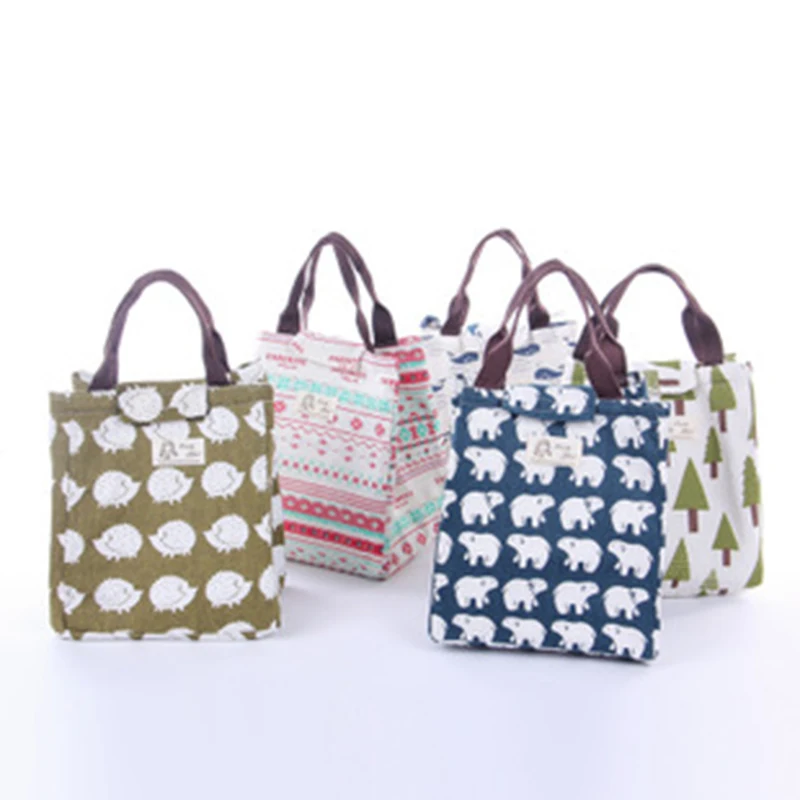 New Insulation Bag Thicken Bento Waterproof Lunch Box Student Tote Bag cooler bag