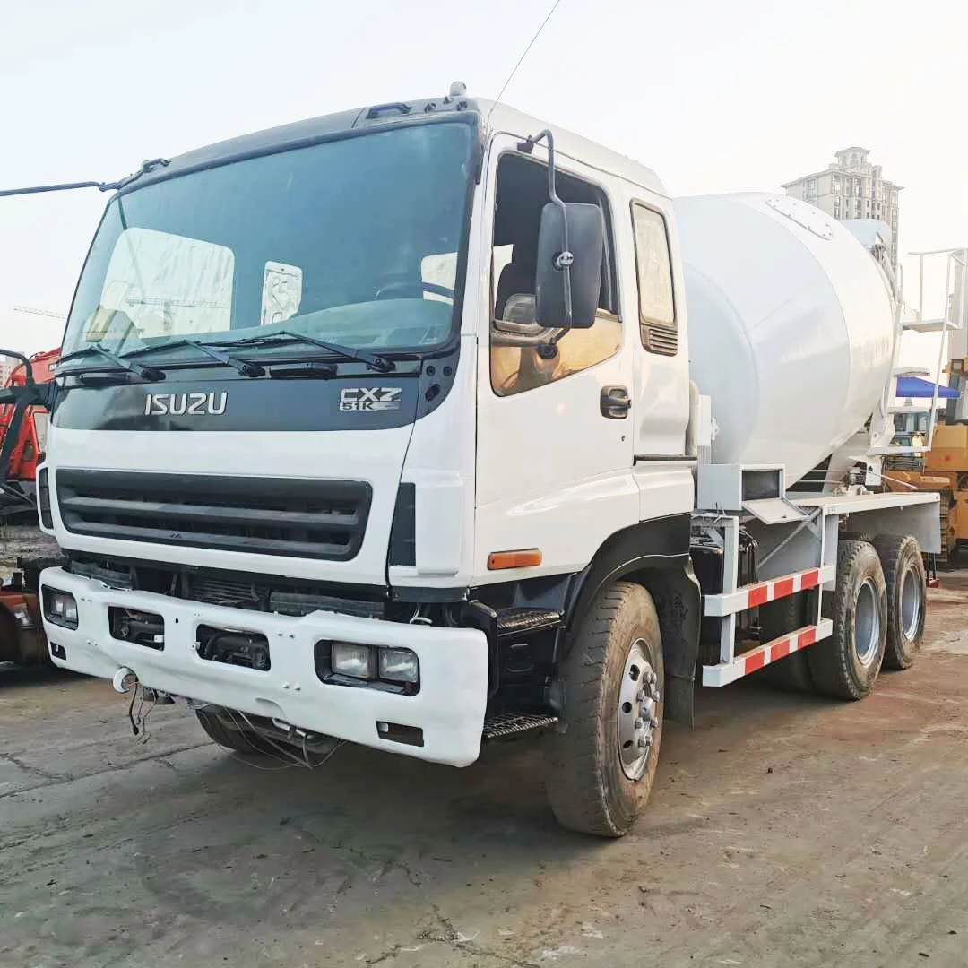 Used Concrete Mixer Truck HINO//Isuzu/Mitsubishi/Zoomlion mixer truck for sale