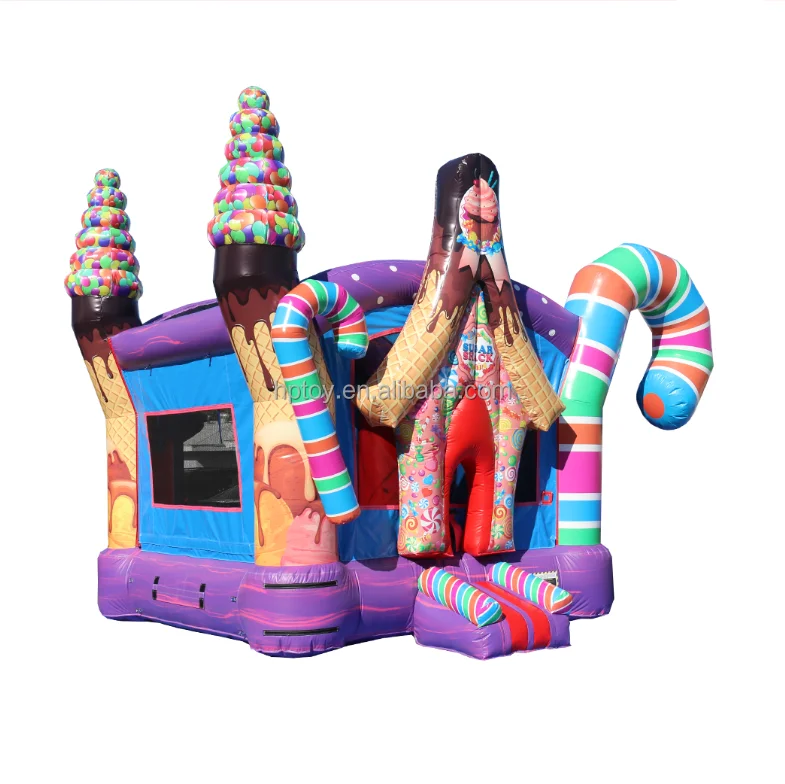 candy cane bouncer fun sugar shack inflatable bounce house