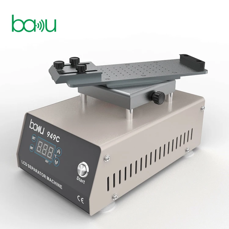 New product 360 rotating lcd screen separator BAKU ba-949c lcd separator fast heating screen separator machine