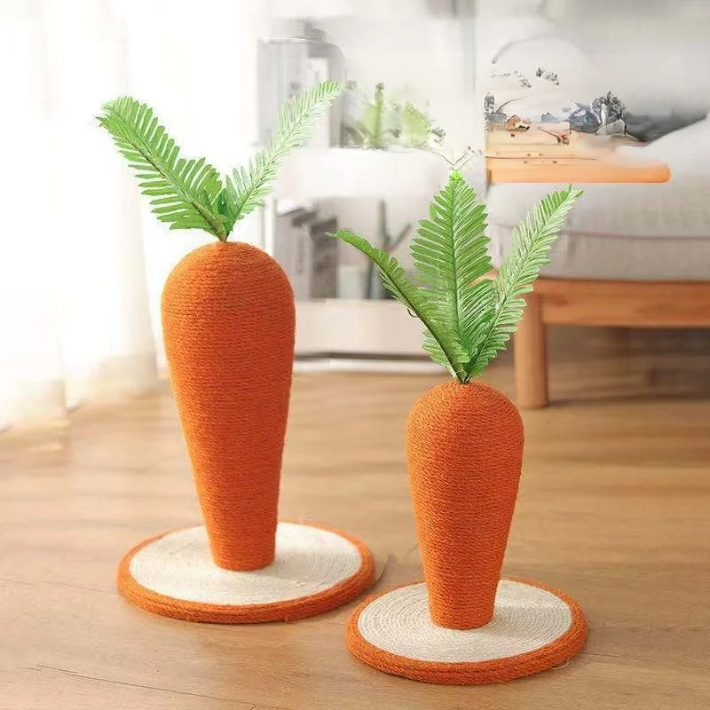 Когтеточка Sisal для кошек рама лазания игрушка моркови