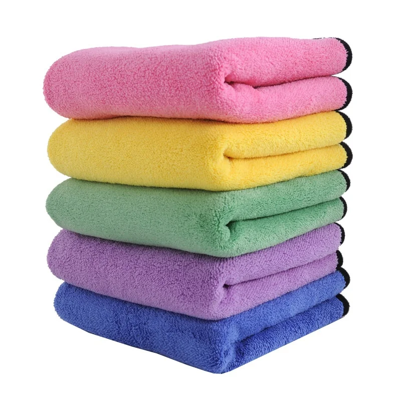 High Quality Quick Dry Car Cleaning Towel Microfiber Coral Fleece Cloth Car Cleaning Microfiber Magic Microfiber Terry Towel