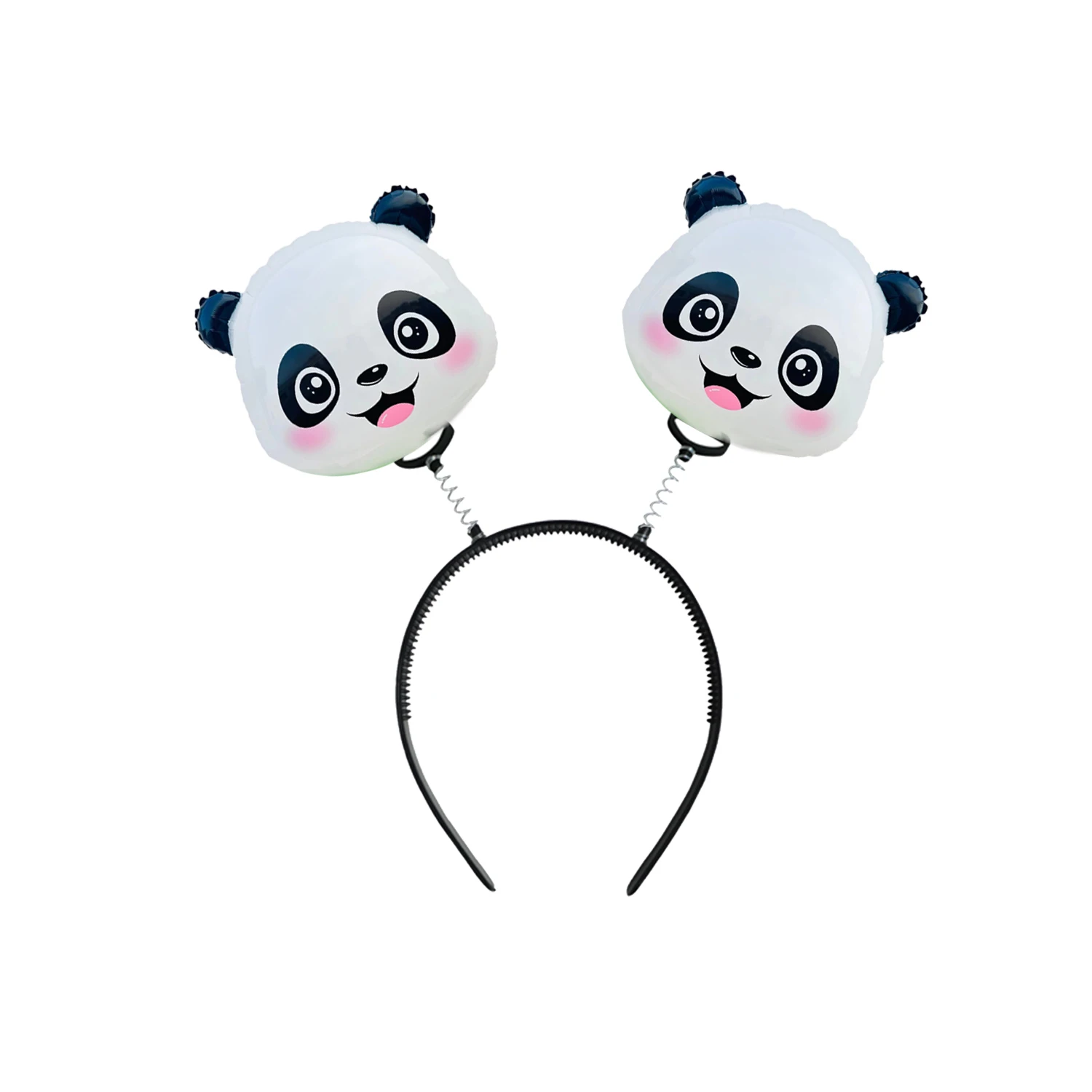 Customized balloons panda headband giant panda Balloons bamboo foil zoo Animal theme balloon for birthday Party Decoration