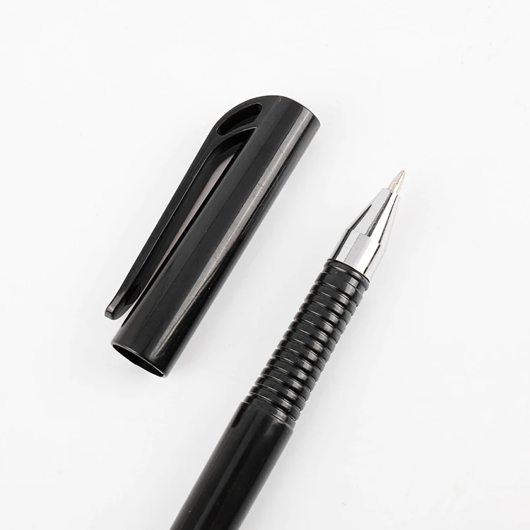 Promotional cheap white Javelin Style Dart plastic Ballpoint Pen with custom logo