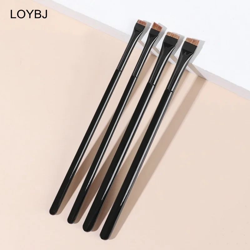Ultra Thin Flat Head Eyeliner Brush Super Fine Eyebrow Makeup Brush for Eyebrows Contour Eyes Liner Beauty Make Up Brushes Toos